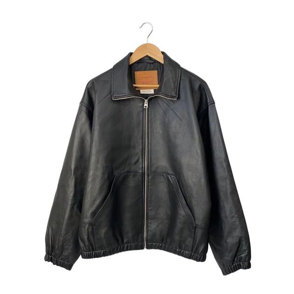 Levi's◇レザージャケット・ブルゾン/M/レザー/BLK/005Z9-0000