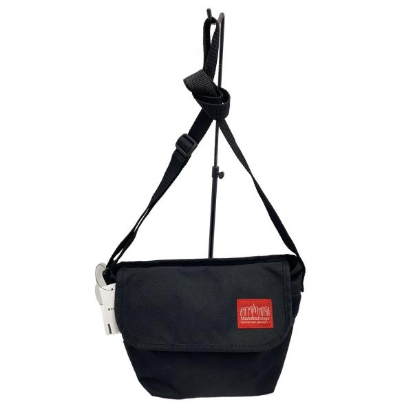 Manhattan Portage◇ショルダーバッグ/ナイロン/BLK/無地/2075388