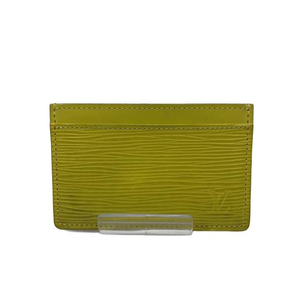 ルイト LOUIS VUITTON◇エピ ポルトカルト・サンプール/カードケース/YLW
