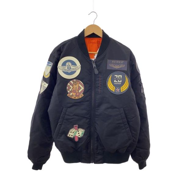 タグ付き 未使用 AVIREX フライトジャケット XL AVIREX◇フライトジャケット/XXL/ナイロン/BLK/783-2952014