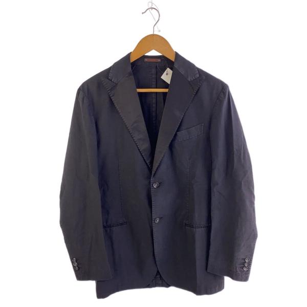 ETRO◇テーラードジャケット/46/コットン/BLK : セカンドストリート