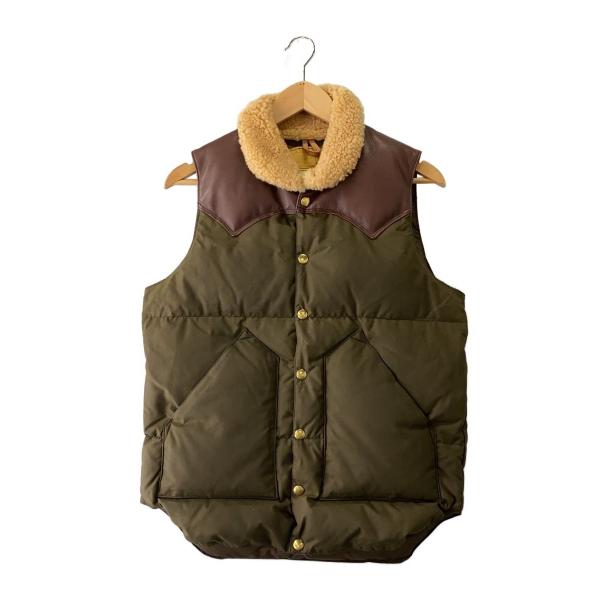 Rocky Mountain Featherbed ダウンベスト 48 Rocky Mountain Featherbed◇ダウンベスト/36/コットン/KHK/無地/450