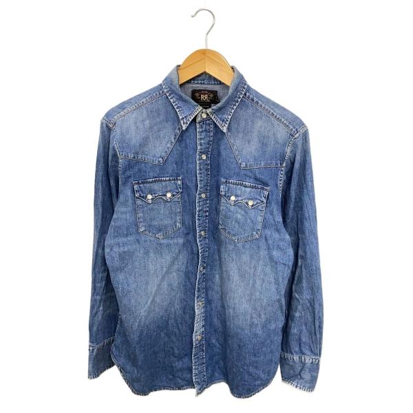 RRL◇長袖シャツ/M/コットン/BLU : セカンドストリートYahoo!店 - 通販