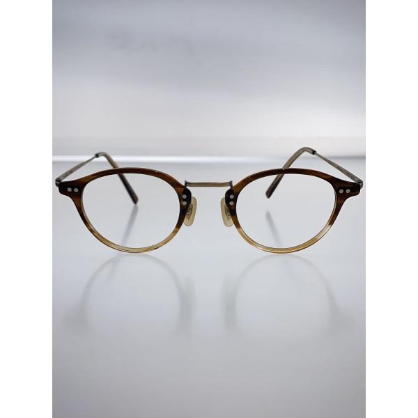金子眼鏡★ヴィンテージシリーズ 使用感あり 金子眼鏡◇メガネ/ウェリントン/メタル/GLD/メンズ/KV-66
