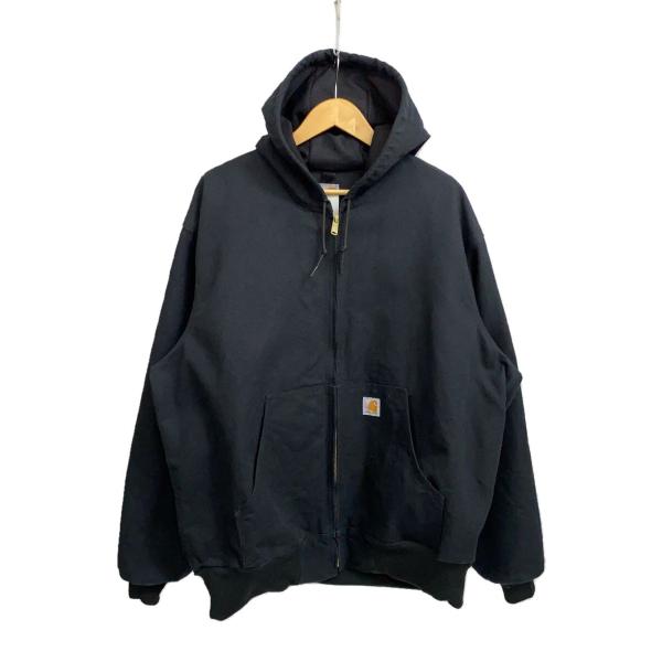 Carhartt◇ダックアクティブジャケット/XL/コットン/BLK/無地 Carhartt◇ダックアクティブジャケット/XL/コットン/BLK/無地
