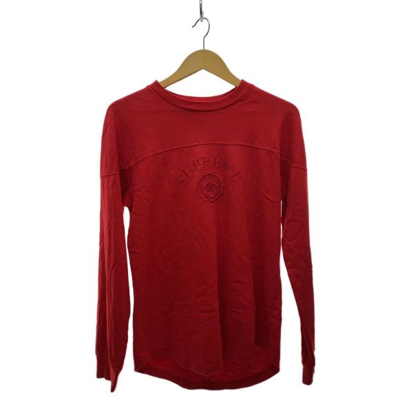 Supreme◇長袖Tシャツ/S/コットン/レッド : セカンドストリートYahoo
