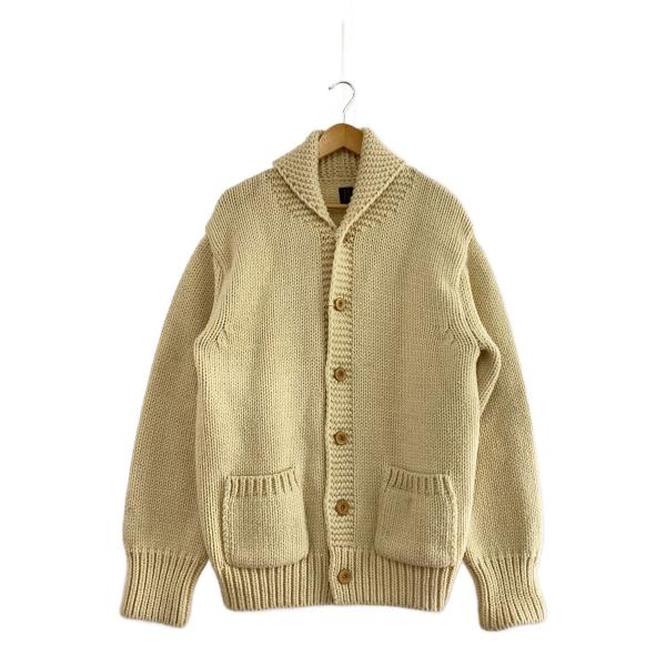 BATONER◇カーディガン(厚手)/3/ウール/クリーム/BN-22FM-067