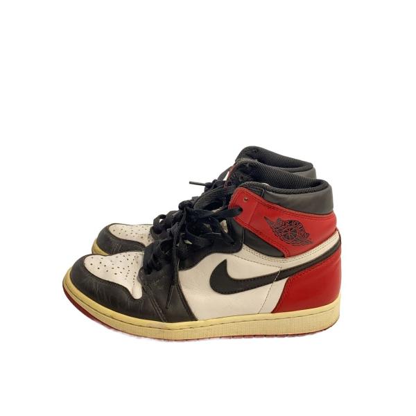 NIKE◆ハイカットスニーカー/27.5cm/RED/555088-125//