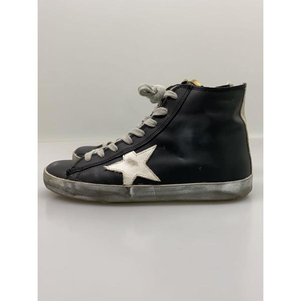 GOLDEN GOOSE◇FRANCY/ハイカットスニーカー/35/BLK/レザー : セカンド
