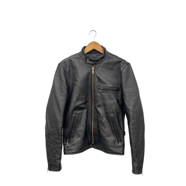 VANSON SINGLE RIDERS 34 美品 VANSON◇Model B/シングル/34/牛革/BLK : セカンドストリートYahoo!店