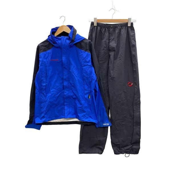 MAMMUT◇Gore-Tex Climate Rain-Suit/セットアップ/M/ナイロン/BLU