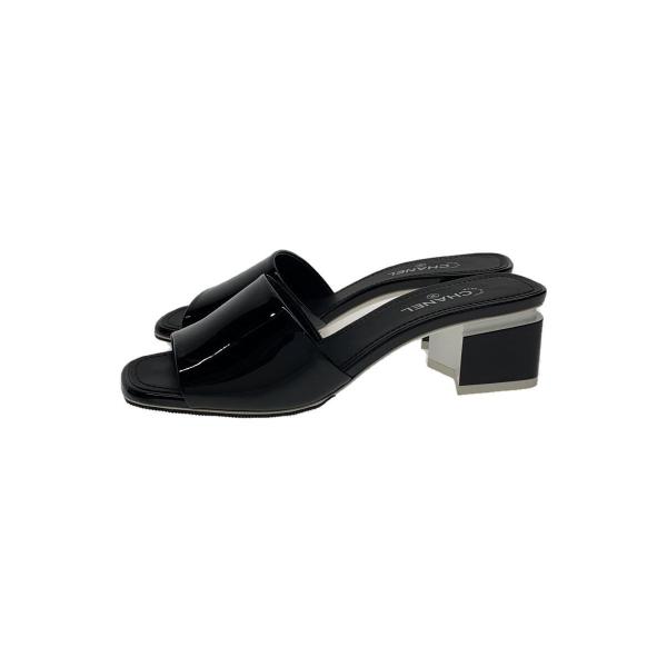 CHANEL◇サンダル/35/BLK/G38689 Y55660 K3719 : セカンドストリート