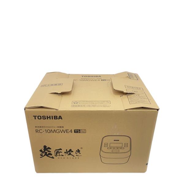 美品東芝真空圧力IHジャー炊飯器　炎匠炊き　RC-10MGWE4 5.5合炊き TOSHIBA◇炊飯器 真空圧力IH RC-10MGWE4 : セカンドストリートYahoo!店