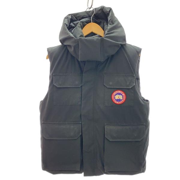 美品✨  ダウンベスト ブラック XS 3339jmd CANADA GOOSE◇ダウンベスト/L/ポリエステル/BLK/3339JMD// : セカンド
