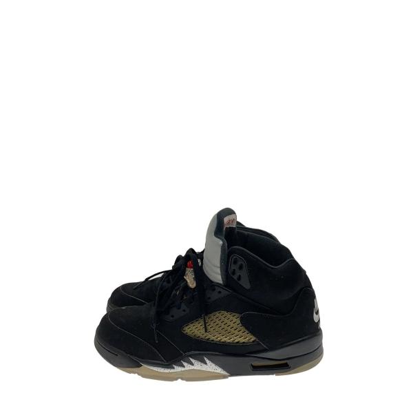 NIKE◆AIR JORDAN 5 RETRO OG/エアジョーダンレトロ/ブラック/845035-003/27.5cm/B//