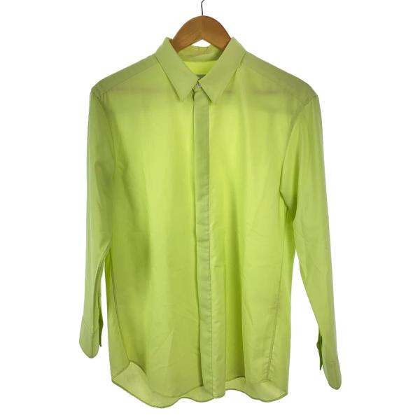 OVERCOAT / 長袖シャツ/0/ウール/YLW/T01-NKWS// OVERCOAT◇OVERCOAT オーバーコート/長袖シャツ/0/ウール/GRN/F19T01