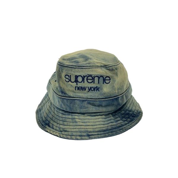 Supreme◇バケットハット/M/コットン/BLU/メンズ/MEDIUM-LARGE