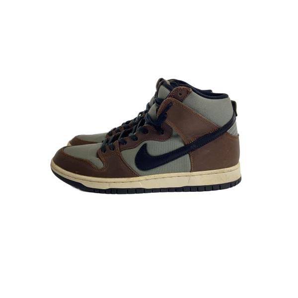 NIKE◆SB DUNK HIGH PRO/SBダンクハイプロ/ブラウン/BQ6826-201/28cm/BRW