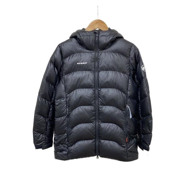 MAMMUT◇ダウンジャケット/M/ポリエステル/BLK/無地/1013-02640