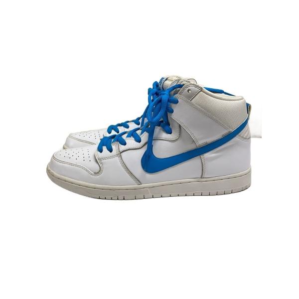 NIKE◆SB DUNK HIGH TRD QS/ダンクハイ/ホワイト/881758-141/31cm/WHT//