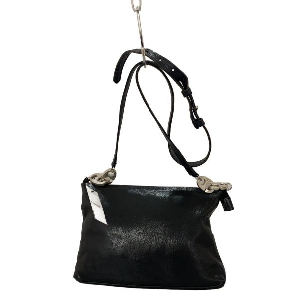 cornelian taurus　ショルダーバッグ 黒 cornelian taurus◇ショルダーバッグ/レザー/BLK/無地 : セカンド