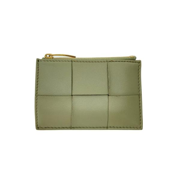 BOTTEGA VENETA◇コインケース/レザー/KHK/レディース : セカンド
