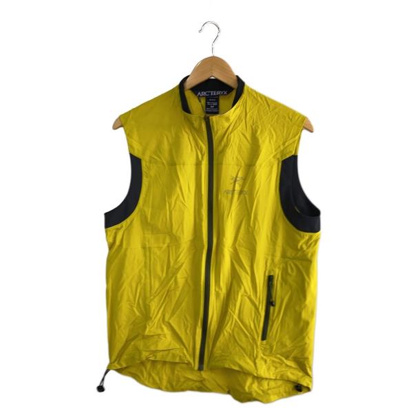 ARC'TERYX◇ナイロンベスト/S/ナイロン/YLW/6726-51533-1210/サン