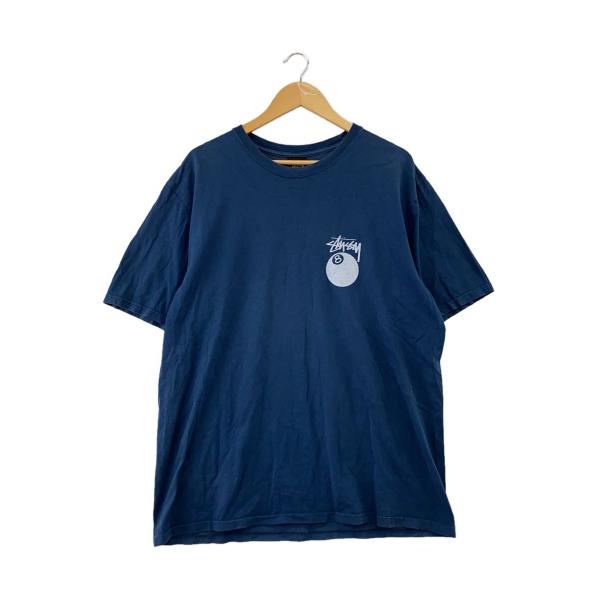 STUSSY◇Tシャツ/8ボール/L/コットン/BLU// : セカンドストリートYahoo