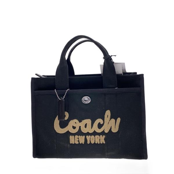 COACH◇カーゴ・トート/キャンバス/BLK : セカンドストリートYahoo!店