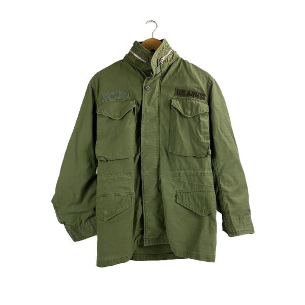 US.ARMY◇60~70s/M-65/ミリタリージャケット/XS/GRN/無地/グレー