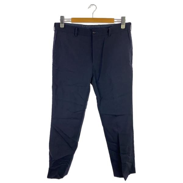 COMME des GARCONS HOMME PLUS◇スラックスパンツ/L/ウール/ネイビー