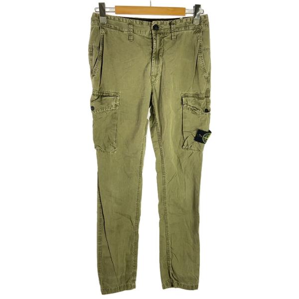 訳ありSTONE  カーゴパンツ STONE ISLAND◇カーゴパンツ/29/コットン/KHK/7415318wa : セカンド