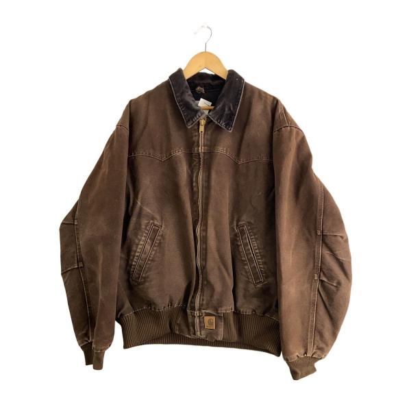 Carhartt◇サンタフェジャケット/XXL/コットン/BRW/J14 DKB