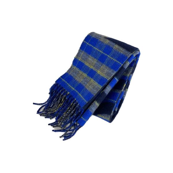 LOUIS VUITTON◇エシャルプチェックウィズ/カシミア混/マフラー/ウール