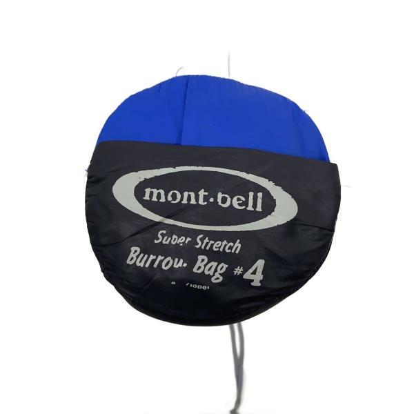 モンベル寝袋 スーパーストレッチバロウバッグ #4 mont-bell◇シュラフ/BLU/1121771/スーパーストレッチバロウバッグ #4