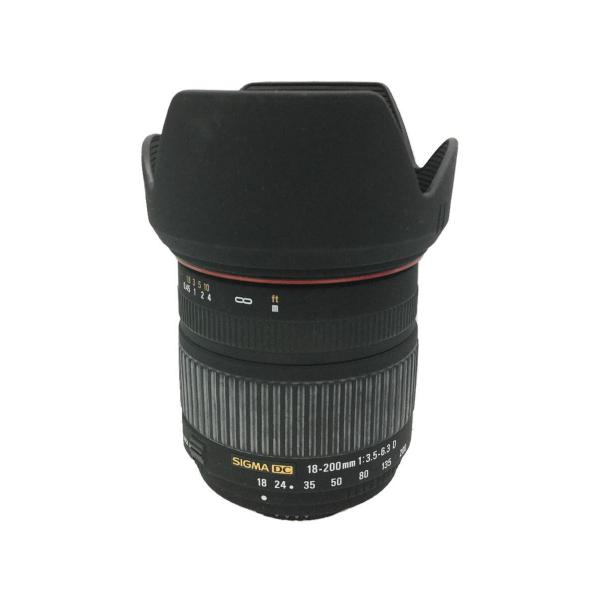 SIGMA◇レンズ 18-200mm F3.5-6.3 DC MACRO OS HSM [ニコン用]/蓋欠品