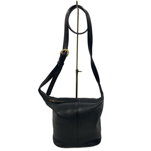 COACH◇オールドコーチ/ミニバケットショルダーバッグ/レザー