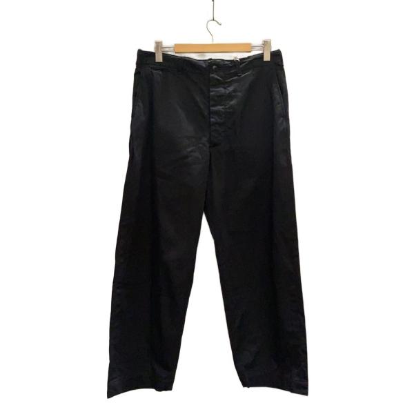 NICENESS◇25SS/GARVEY/タグ付き/L/コットン/BLK/NN-1902T15