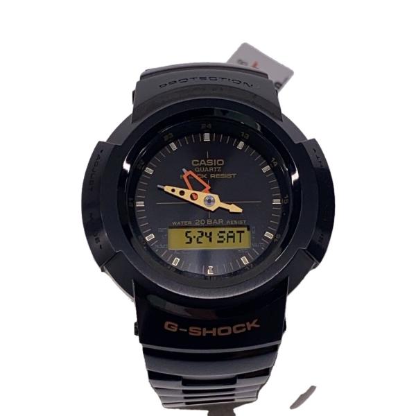 CASIO × UNITED ARROWS / ソーラー腕時計/デジアナ/ステンレス/BLK/BLK/AWM-500UA CASIO◇ソーラー腕時計/デジアナ/ステンレス/BLK/BLK/AWM-500UA