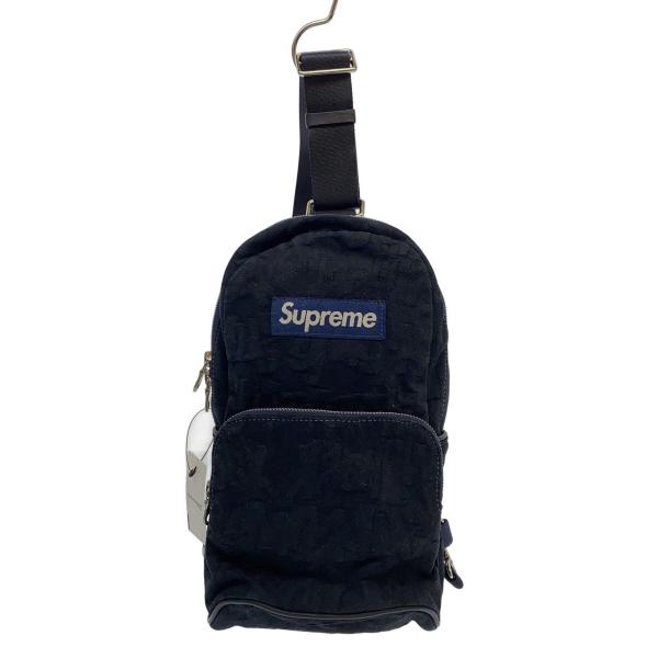 Supreme◇22SS/FAT TIP JACQUARD DENIM SLING BAG /ショルダーバッグ