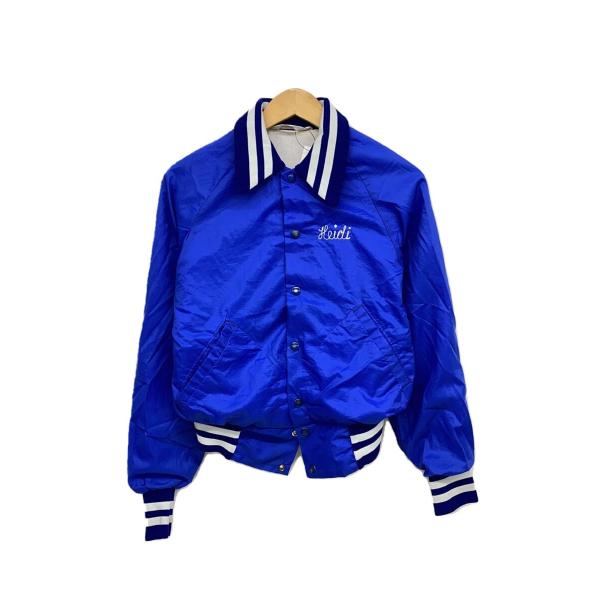 70s/Don Alleson Athletic/スタジャン/XS/ナイロン/BLU 70s/Don Alleson Athletic/スタジャン/XS/ナイロン/BLU