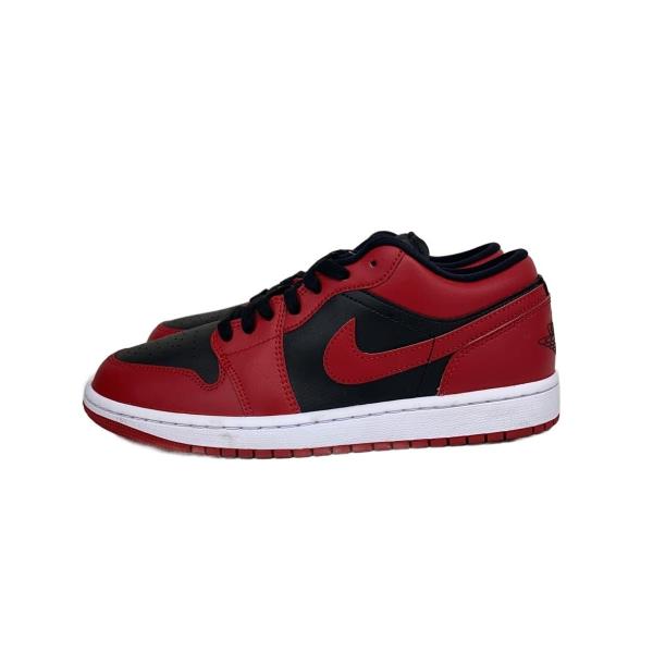 NIKE◇AIR JORDAN 1 LOW_エアジョーダン ロー/26cm/RED/レザー