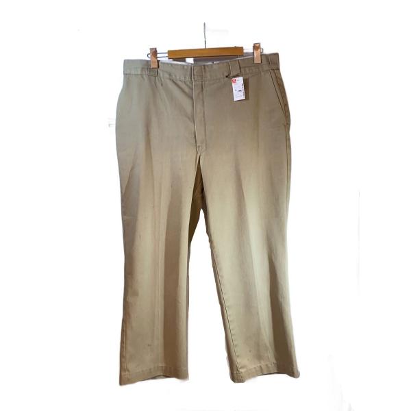 DICKIES◇80s/874/チビタグ/USA製/汚れ有/ボトム/40/ポリエステル/BEG