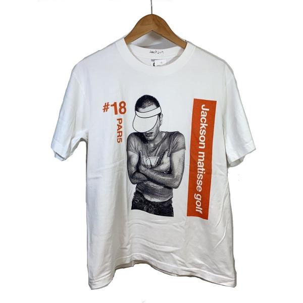JACKSON MATISSE◆トレインスポッティング/Tシャツ/WHT/タグ欠損//