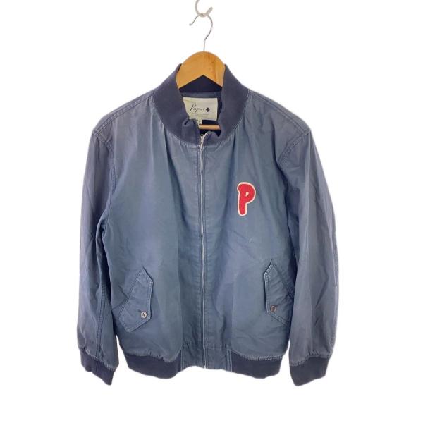 希少美品 パパスプラス スタジャン ネイビー Papas+ Papas◇スタジャン/M/コットン/ネイビー : セカンドストリートYahoo!店