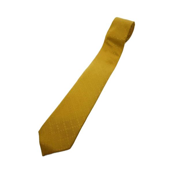 GUCCI◇GUCCI グッチ/ネクタイ/シルク/イエロー/メンズ : セカンド