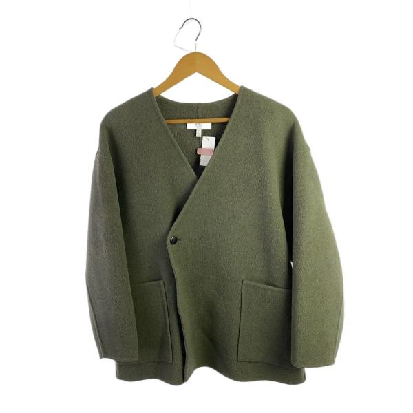 HYKE◇コート/1/ウール/GRN/無地 : セカンドストリートYahoo!店 - 通販