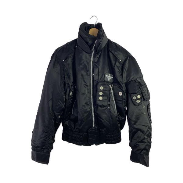 KISS Racing Team ブラックレザージャケット Lサイズ KISS RACING TEAM/レーシングジャケット/L/ポリエステル/BLK