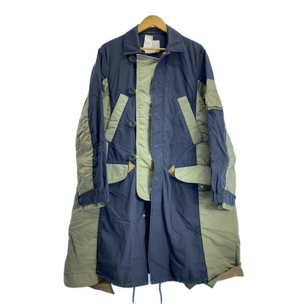 SACAI ミリタリースタイル ロングコート SCM-035 Sacai サカイ 21AW SCM-035 Military Coat ミリタリー コート