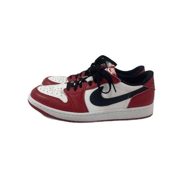 NIKE◆Air Jordan 1 Retro Low OG/27cm/RED/レザー/HQ6998-600/